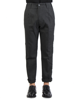 pantaloni pt torino - pt01 worn out lana grigio