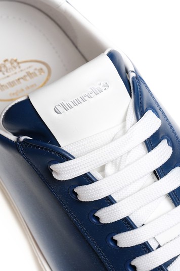 CHURCH'S uomo LEYTON 5 scarpa Derby in pelle BLU e GIALLO suola gomma |  Strike Calzature