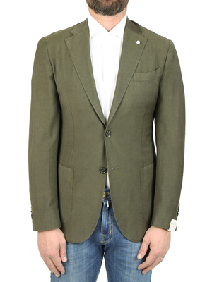 giacca l.b.m. 1911 tela di lana verde