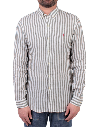 mens linen polo