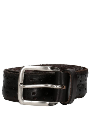 belt the jack leathers perforated brown