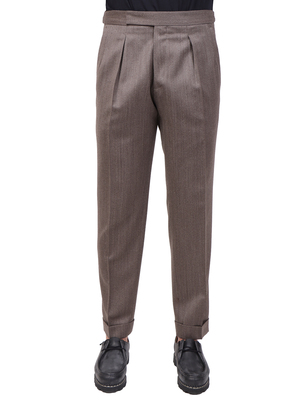pantalone briglia 1949  resca jaspè marrone