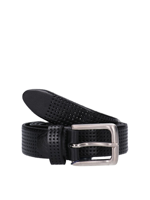 belt anderson's leather micro perforated black