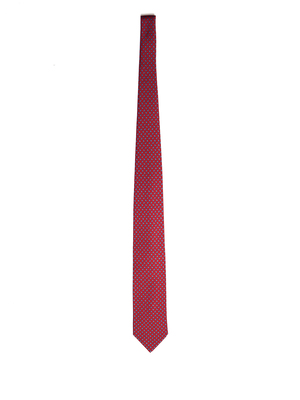cravatta holliday & brown stampata rosso