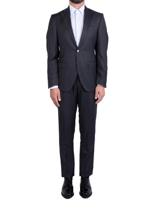 suit sartoria latorre tailored two buttons blue