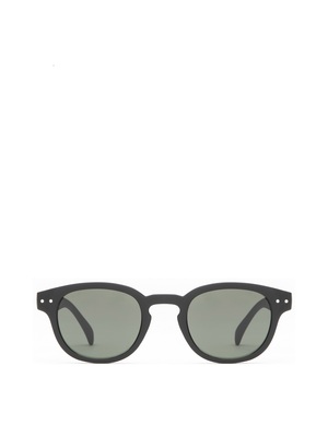 sunglasses olo lunettes uv400 green lenses black