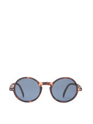 sunglasses olo lunettes blue lenses uv400 tortoise