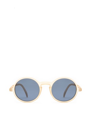 sunglasses olo lunettes blue lenses uv400 yellow