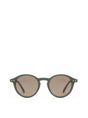 sunglasses olo lunettes uv400 brown lenses green