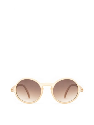sunglasses olo lunettes grad brown lenses uv400 yellow