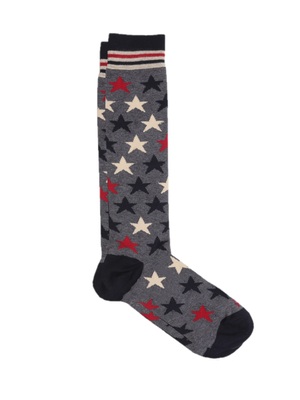 socks in the box stars grey