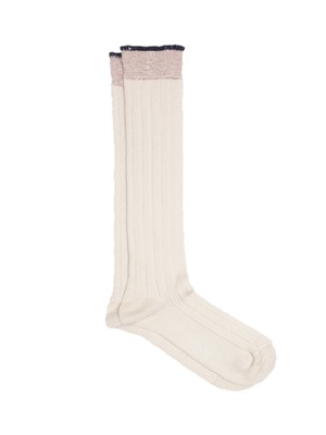 socks in the box basic color white