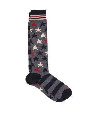 socks in the box stars & stripes grey