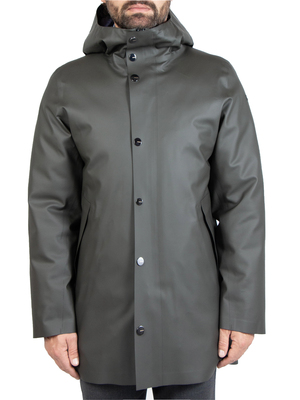 hunter green rain jacket