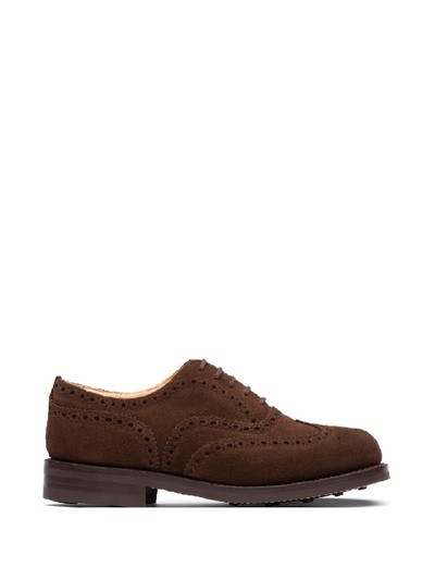 Vendita Scarpe Church's Amersham Duilio Scamosciata Marrone |  VeltroniUomo.com - Il negozio di abbigliamento da uomo firmato online