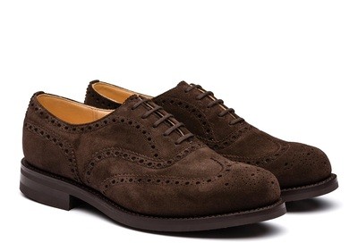 Vendita Scarpe Church's Amersham Duilio Scamosciata Marrone |  VeltroniUomo.com - Il negozio di abbigliamento da uomo firmato online