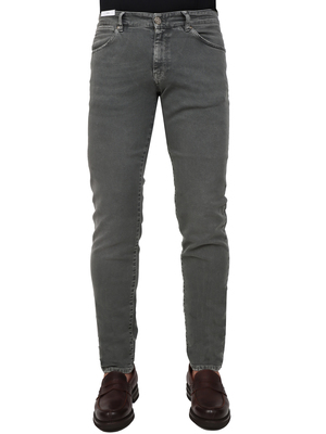 jeans pt torino denim vintage color grigio