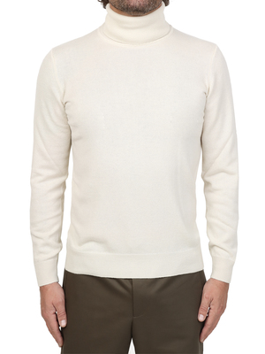 sweater kangra turtleneck cashmere white