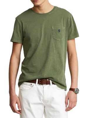 t-shirt polo ralph lauren taschino verde