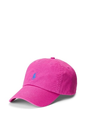 cappello baseball polo ralph lauren cotone rosa