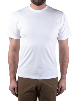 t-shirt herno jersey elasticizzato bistrech bianco