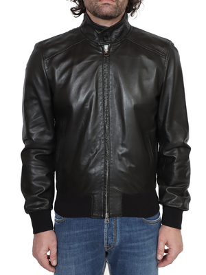 jacket stewart archie leather black