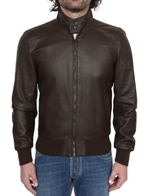 jacket stewart archie leather brown