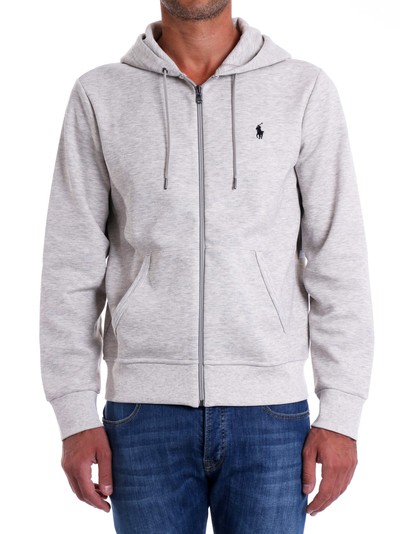 Vendita Felpa Polo Ralph Lauren Double-Knit Cappuccio Grigio | VeltroniUomo. com - Il negozio di abbigliamento da uomo firmato online
