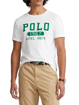t-shirt polo ralph lauren bianco