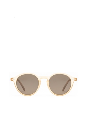 sunglasses olo lunettes brown lenses uv400 yellow
