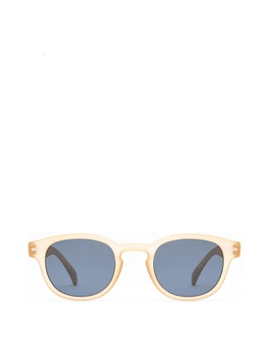 sunglasses olo lunettes blue lenses uv400 yellow