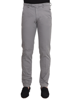 pantaloni briglia 1949 raso stretch grigio