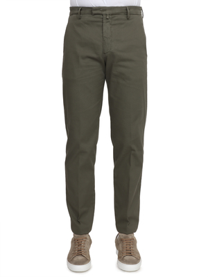 pantaloni briglia 1949 tricotina stretch verde