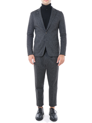 suit t-jacket prince of wales grey