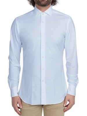 shirt xacus taylor active light blue