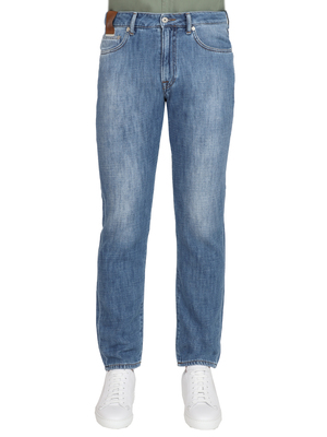 jeans devore incipit roma blu