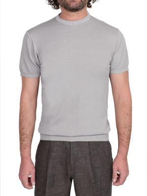 t-shirt pendolum cotone crepe grigio