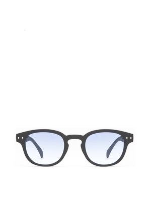 sunglasses olo lunettes grad blue lenses uv400 black