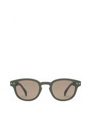 sunglasses olo lunettes brown lenses uv400 green