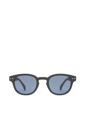 sunglasses olo lunettes blue lenses uv400 black