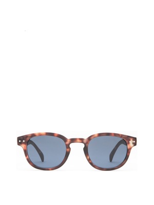 sunglasses olo lunettes blue lenses uv400 tortoise