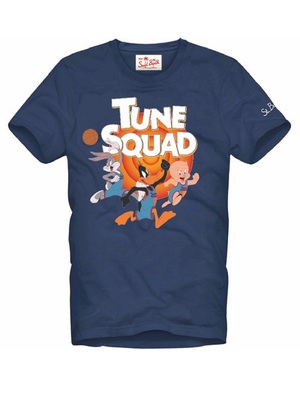 t-shirt mc2 saint barth tune squad blu