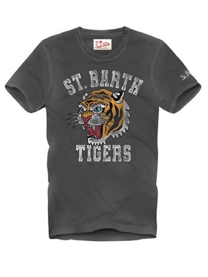 t-shirt mc2 saint barth tiger grey