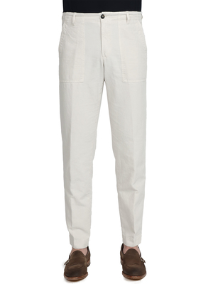 pantaloni briglia 1949 work bianco