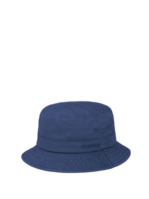 cappello stetson bucket cotton twill blu