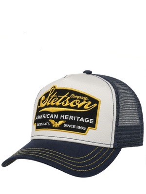 cappello stetson trucker american heritage blu
