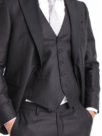 Vendita Abito Sartoria Latorre Cerimonia Gilet Nero | VeltroniUomo.com - Il  negozio di abbigliamento da uomo firmato online