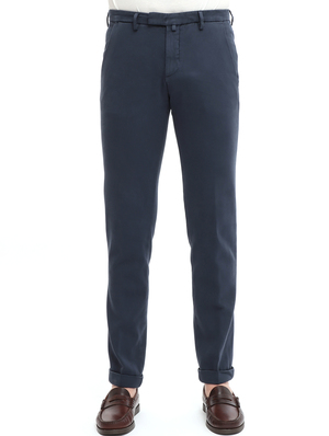 pantaloni briglia 1949 jersey blu