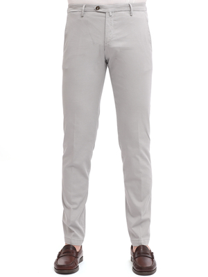 pantaloni briglia 1949 cotone stretch grigio