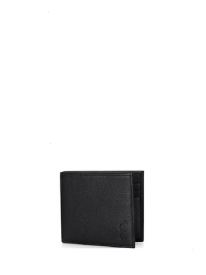 wallet polo ralph lauren leather black
